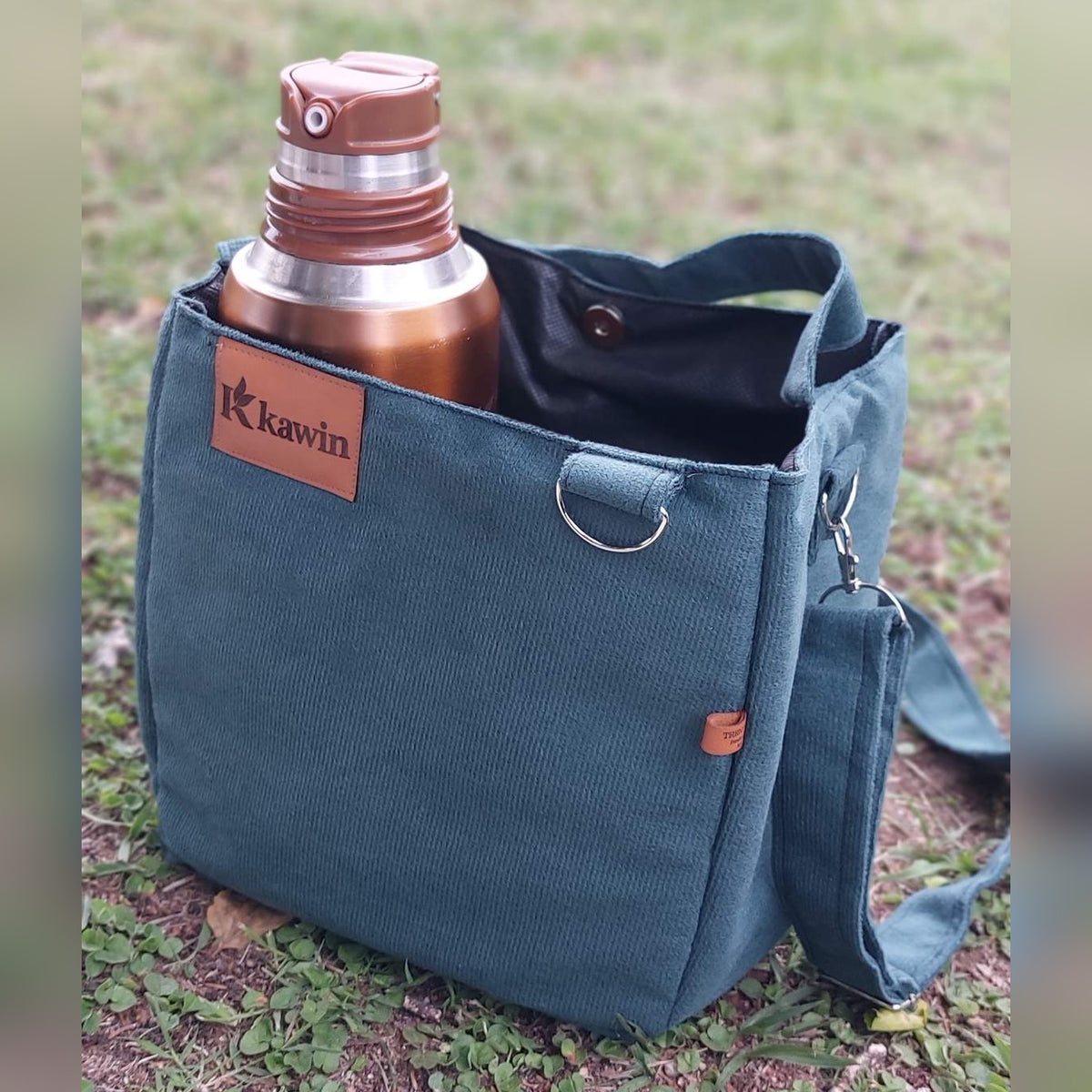 Bolso Matero de Gamuza Porta Termo