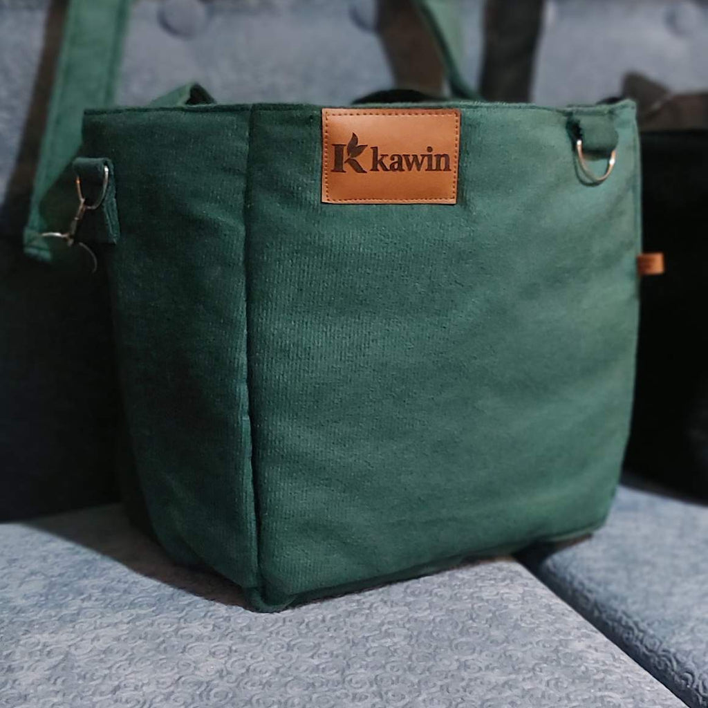 Bolso Matero de Gamuza Porta Termo