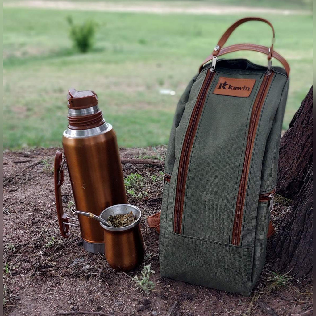 Mochila Morral Matera Cordura Verde Musgo Impermeable
